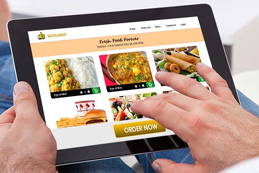 Online Orders for a Restaurant